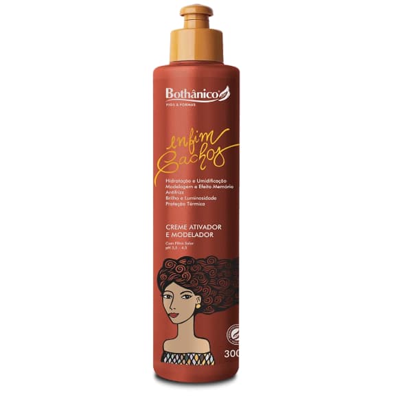 Creme Ativador E Modelador 300ml Enfim Cachos - Bothânico Hair