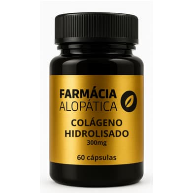 Colágeno Hidrolisado 300mg 60 Capsulas Suplemento
