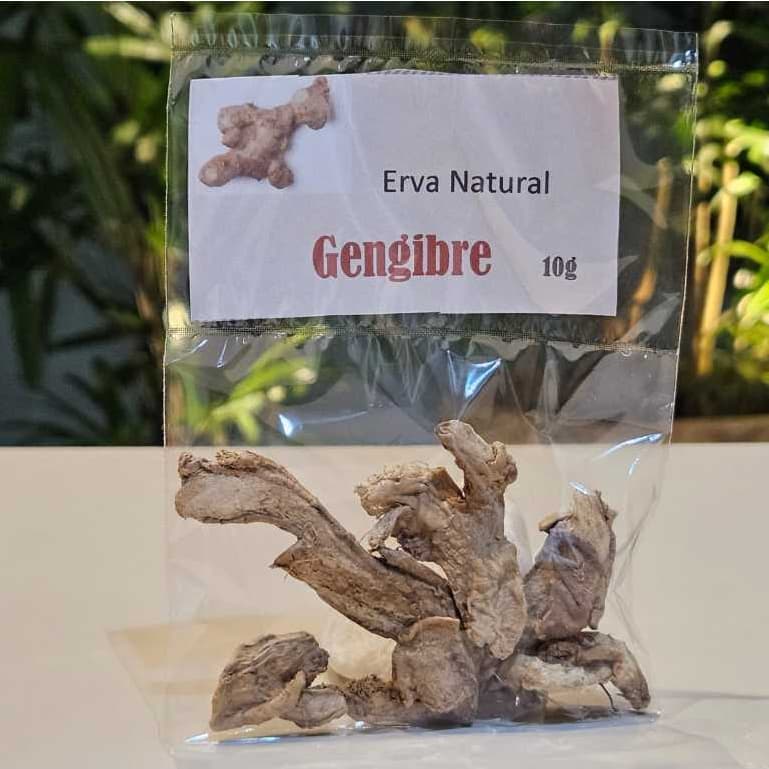 Gengibre Seco em Pedaços | Raiz Desidratada Natural | Chá de Gengibre
