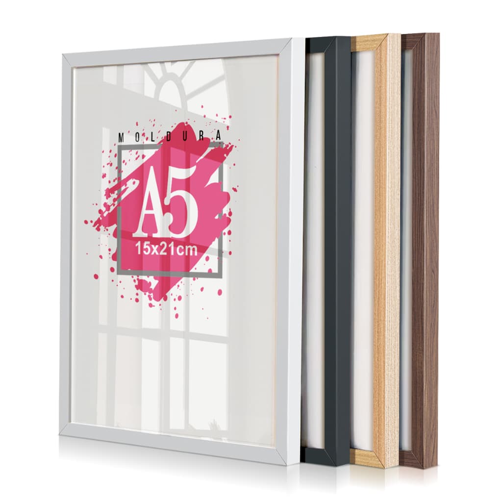 Quadro Moldura A5 15x20 Porta Retrato Com Vidro Ou Acetato Certificado
