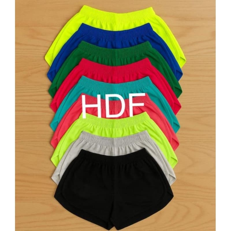 shorts tactel feminino fitnes academia corrida saida de praia muito top secagem rápida (tam. do P ao G3)