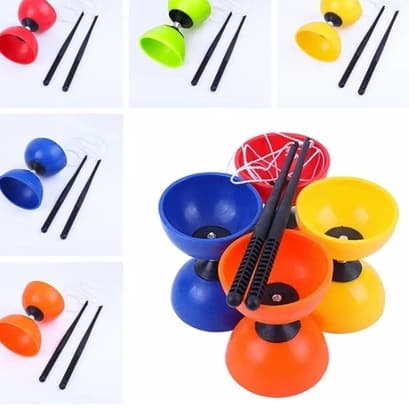 Ioiô chines  + Baqueta De Plástico  Malabares Brinquedos ao Ar Livre