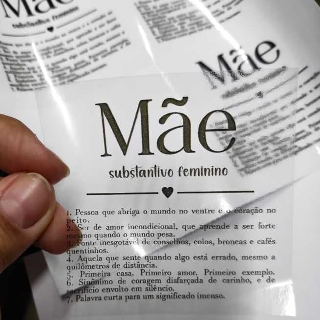 Kit 24 Adesivos Dia das Mães Dicionário com Frases em Homenagem para Presente dia Especial das Mães 7x7cm