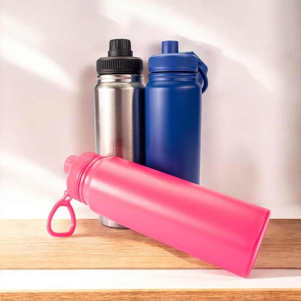 Garrafa Termica 750ml com Infusor de Chá Bebidas Quente Frio com Alça 12 horas