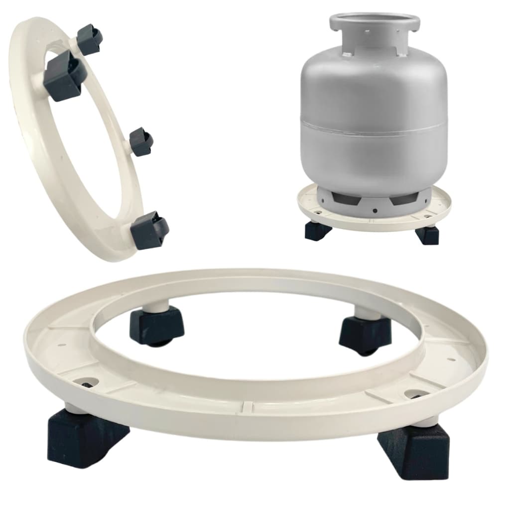 Suporte Para Botijão De Gás Vaso de Plantas com Rodinhas Cozinha Armazenamento