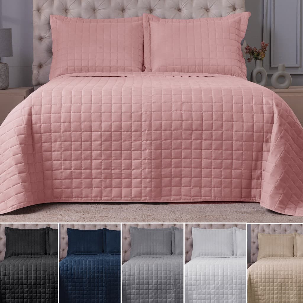 Kit Colcha Cobre Leito Matelado Casal Queen 3 peças 400 FIOS