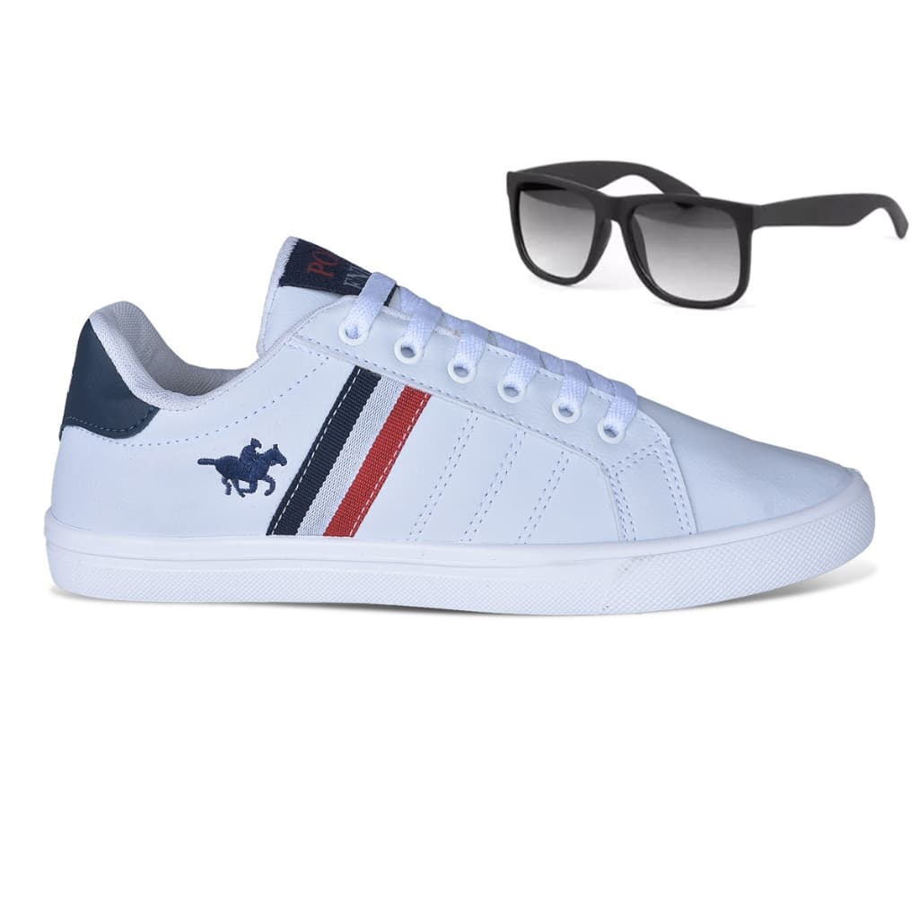 Sapatênis Masculino Polo Energy 3279 Casual Esporte Leve Original + Óculos LojaReact