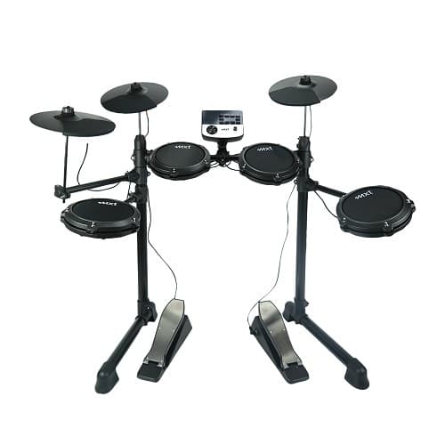 Bateria Eletrônica MXT MD200C 4 Pads 3 Pratos USB MIDI 165 Timbres 15 Kits 30 Músicas e Metrônomo
