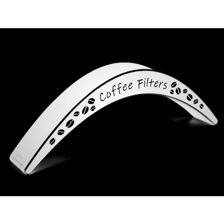 Porta Filtro de Café Decorativo Suporte Organizador Coador de Papel