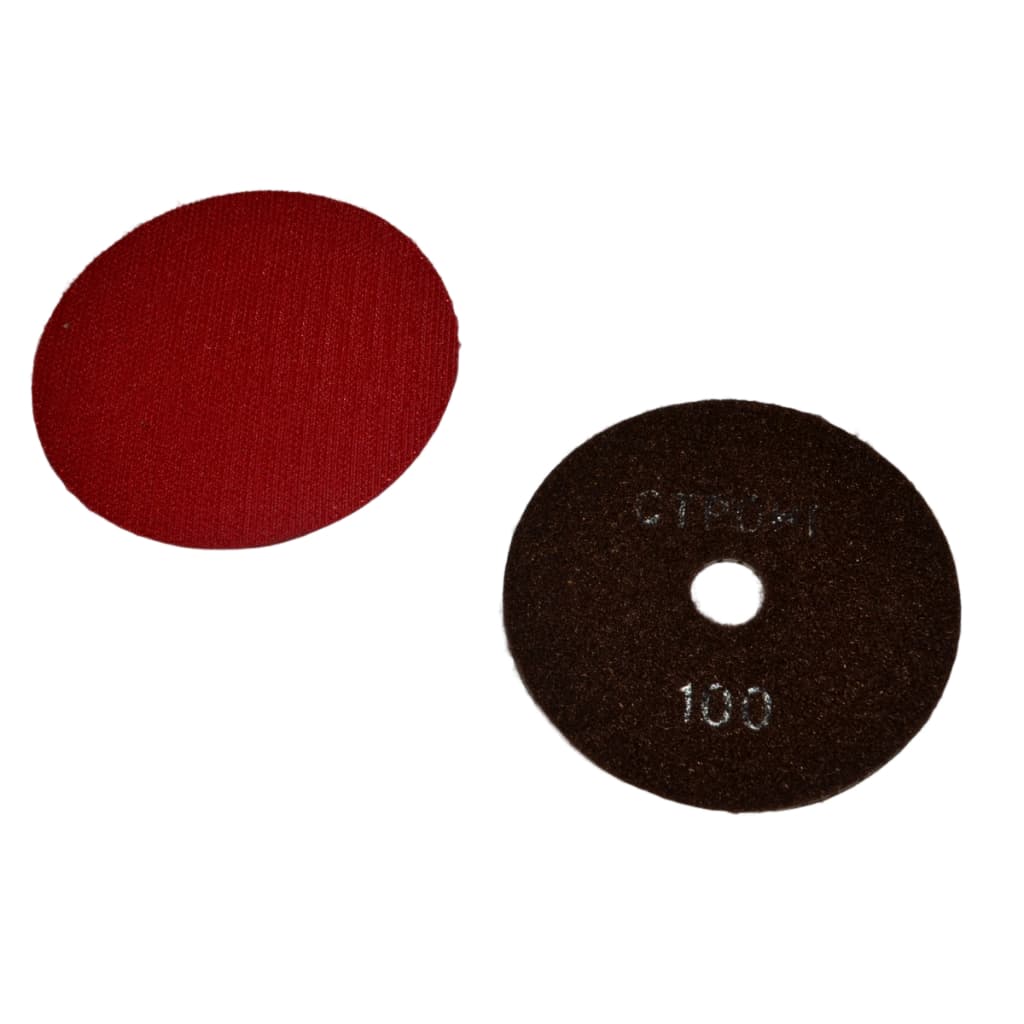 Suporte Lixa Diamantada Velcro 4" M14 + Disco De Lixa #100