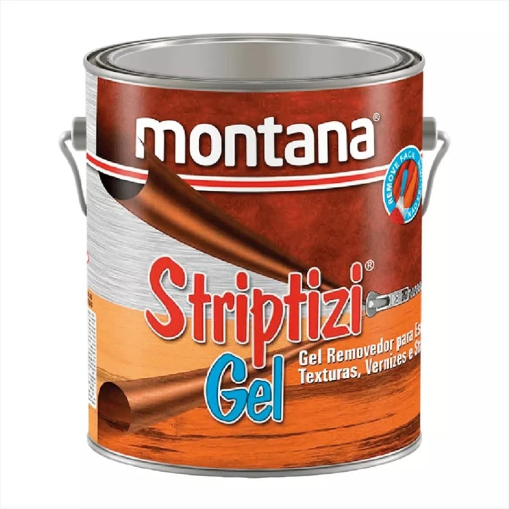Removedor Tintas Vernizes Texturas Striptizi Gel 1kg Montana