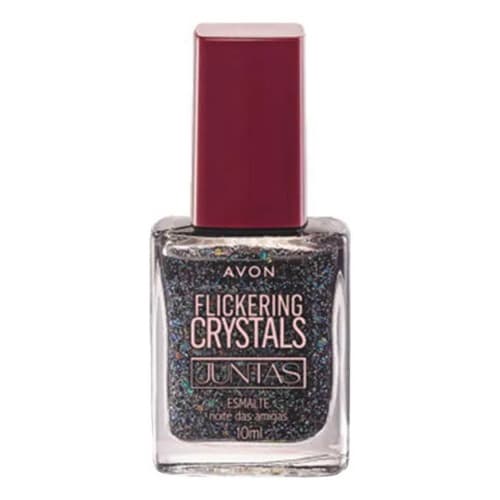 Avon - Flickering Crystals - Esmalte - Coleção Juntas Cor Noite das Amigas - VAL 12/25