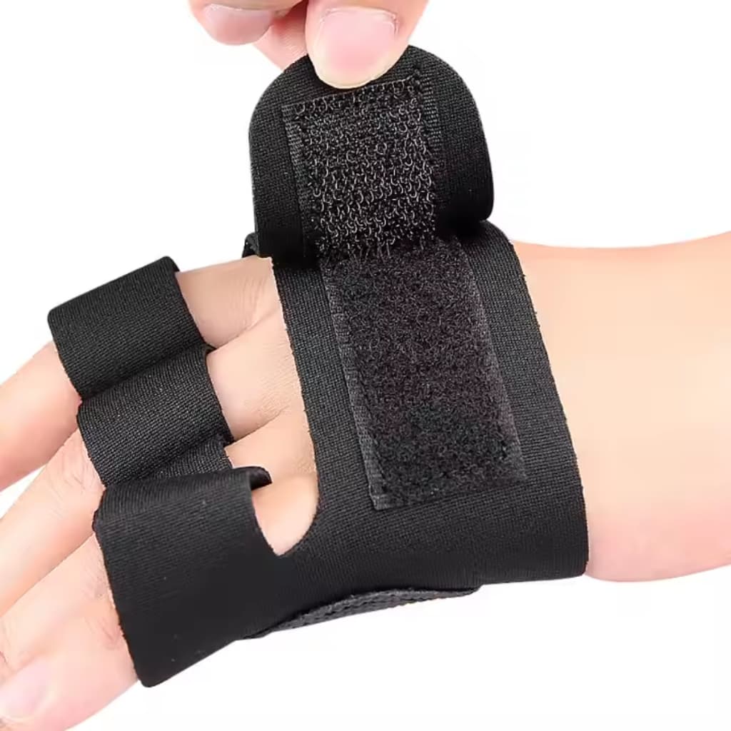 Luva Caleira Neoprene Preta Academia Proteção Anti-Calos Ajuste Velcro Conforto Desempenho Treinos