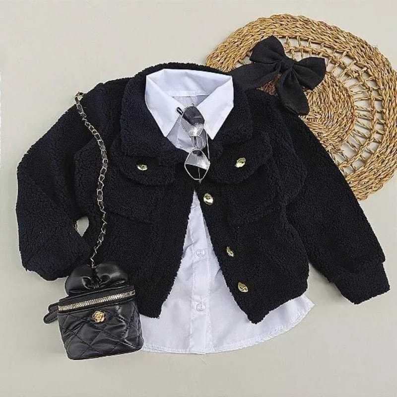 Casaco Infantil Menina Teddy  casaco inverno