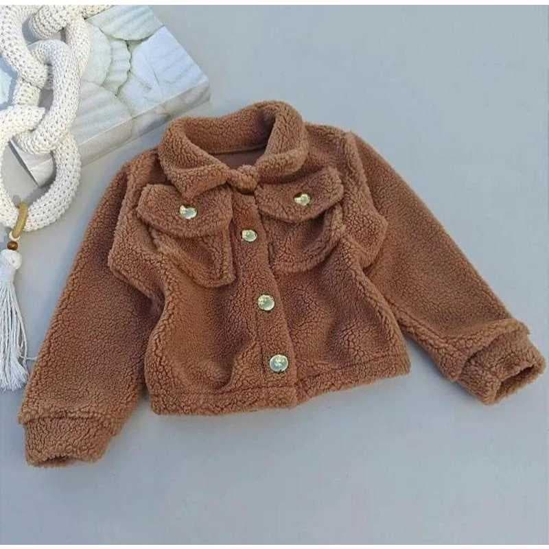 Casaco Infantil Teddy Moda Inverno Menina