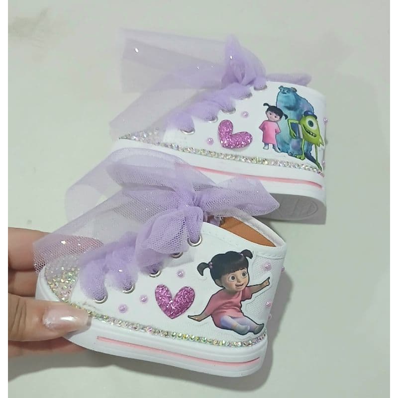 tênis personalizado temático tema boo luxo