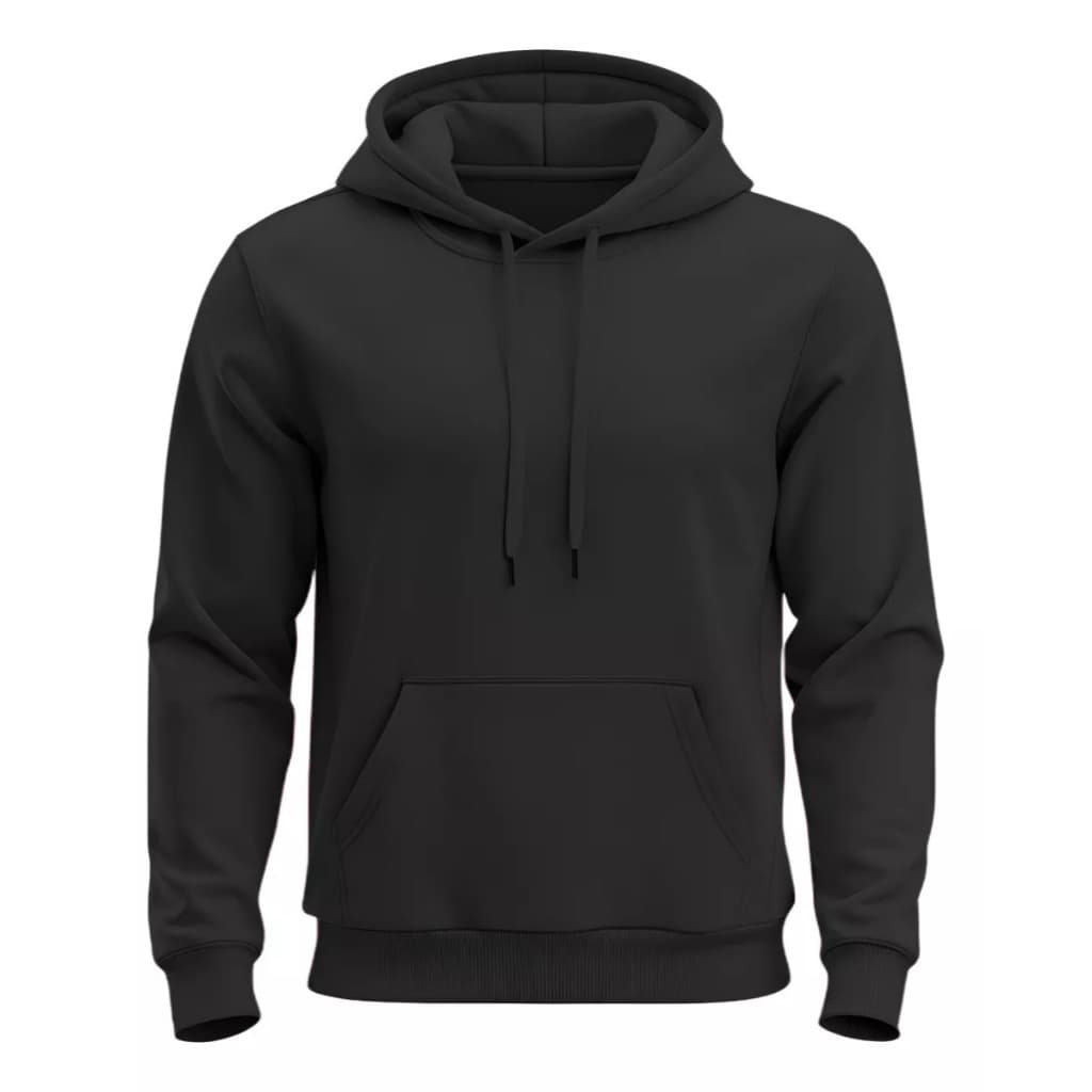 Moletom Canguru Com Capuz, Em Algodão Liso Sem Estampa, Moletom Unissex Preto Ou Branco. Envio Imediato.