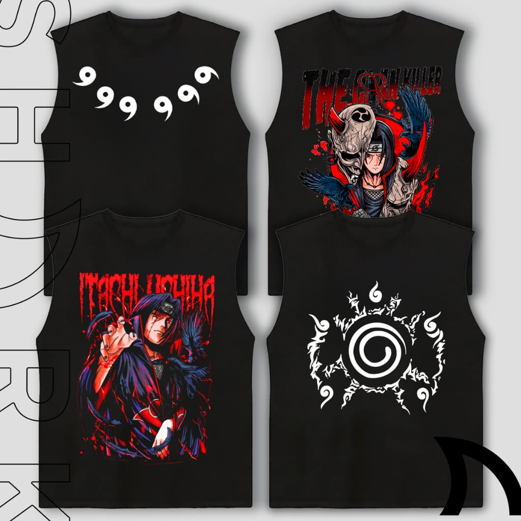 Regata Machao Oversized Algodao Naruto Anime Manga Personagens Estiloso Moderno