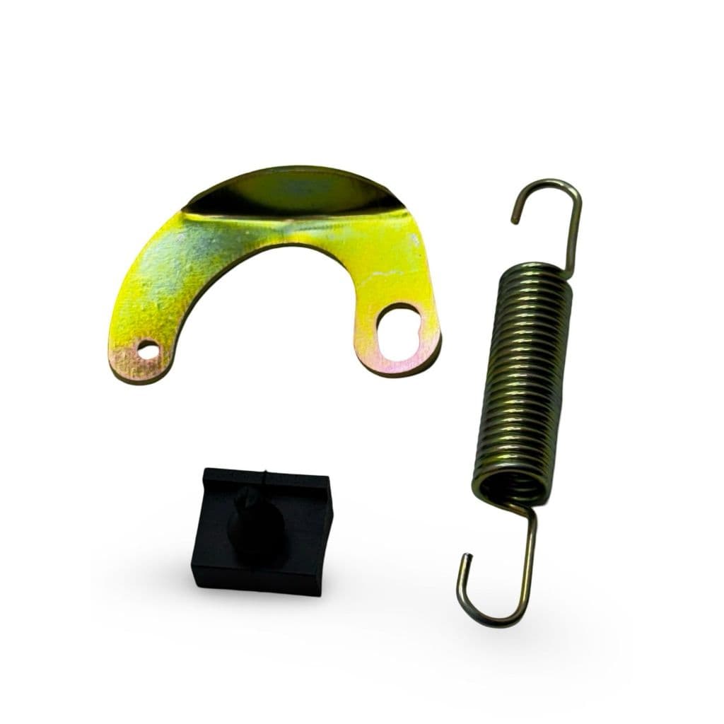 KIT CAVALETE CENTRAL MEIA LUA BORRACHA E MOLA CG 125 83/89/TODAY 90/93/TITAN 125 94/99