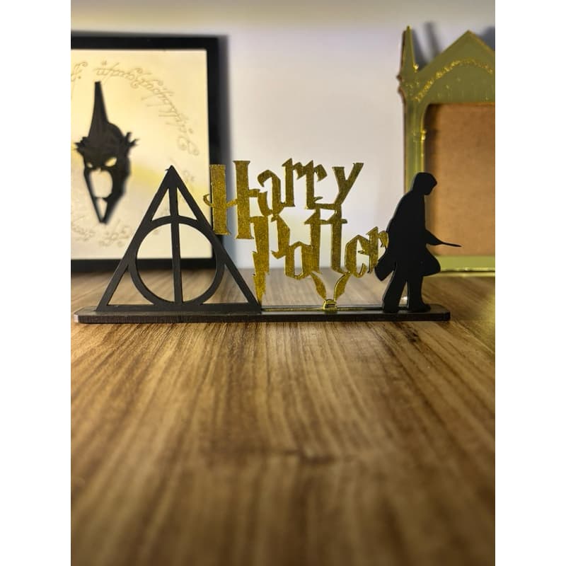 Totem Harry Enfeite De Estante Decoração Geek Totem Decorativo Estante Livros J K Rolling