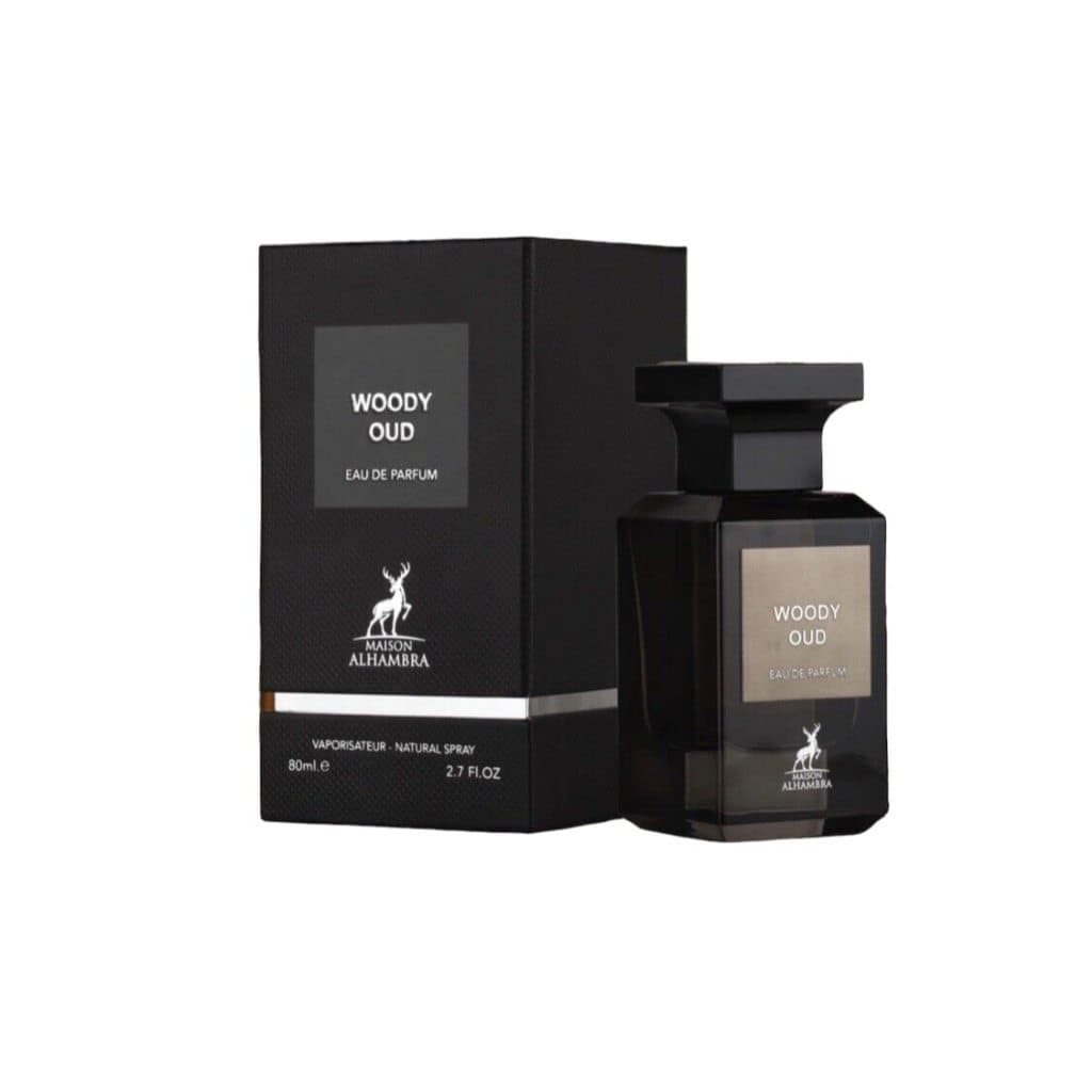 Perfume Maison Alhambra Woody Oud Edp 80ml Masculino Envio Imediato