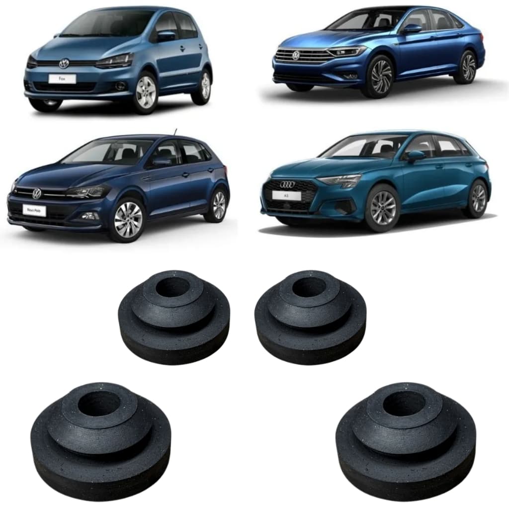 Bucha Calço Da Caixa De Ar  Audi A3 Jetta Golf Fox Polo 4pçs