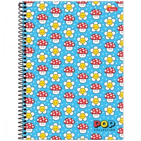Caderno Universitário Pop Collection - 15 Matérias - Foroni