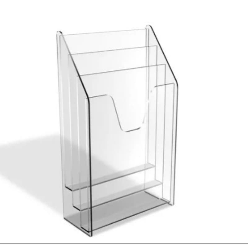 Displayporta Folhas A4 Acrílico Mesa Ou Parede Organizador