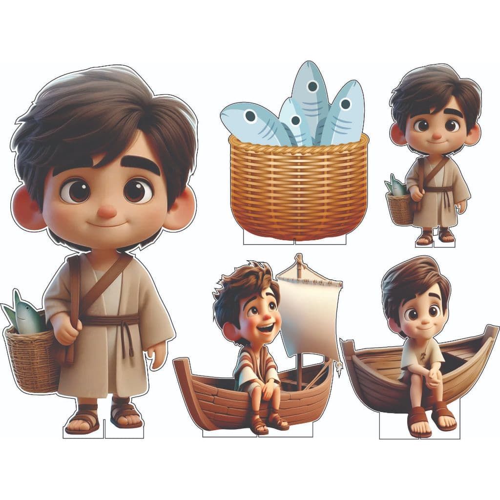 Display Tu És Pedro Kit 1 display de 60 cm e 4 displays de 29,5 cm