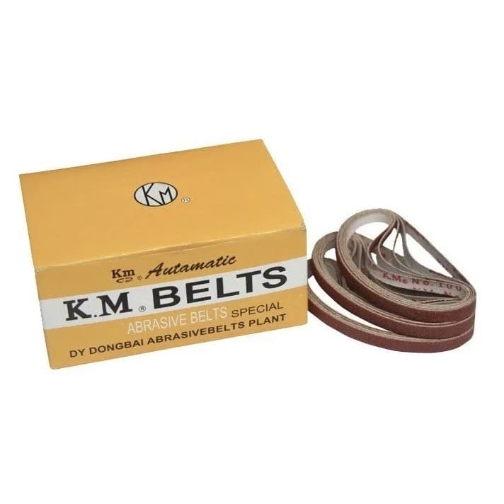 Kit 50 Lixa Km Maquina Corte Cortar Tecido Faca 5 Polegadas