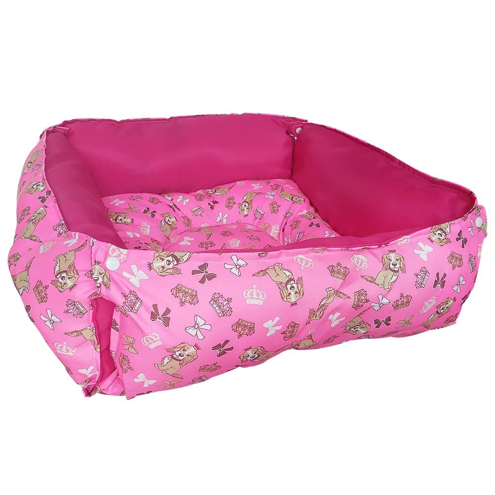 Cama G para Cães e Gatos MicroPet  VARIAS CORES 60X60