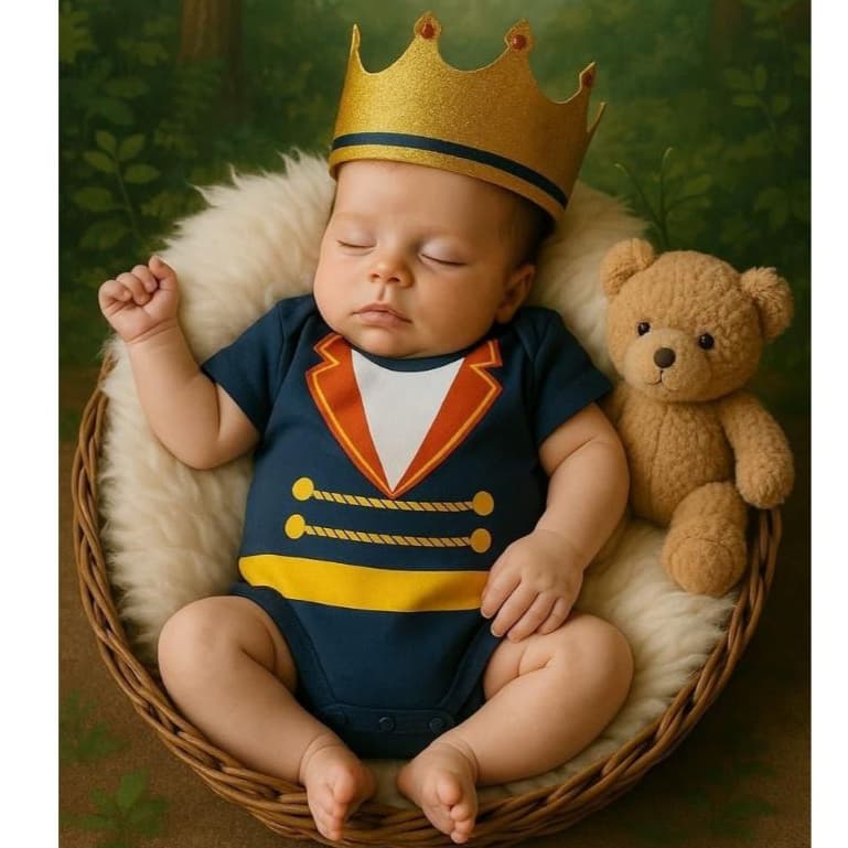 Body Temático Bebê Menino Pequeno Príncipe