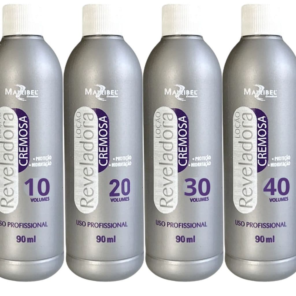 Água Oxigenada 40, 30, 20, 10 Volumes | Para Coloração E Descoloração | Uso Profissional E Seguro | Compre Agora