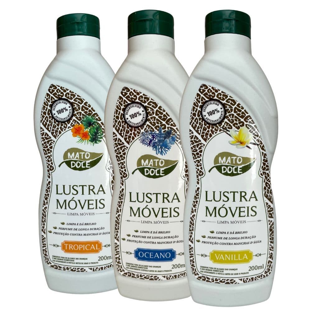 Lustra Moveis Limpa e Perfuma 200ml Mato Doce Longa Duração
