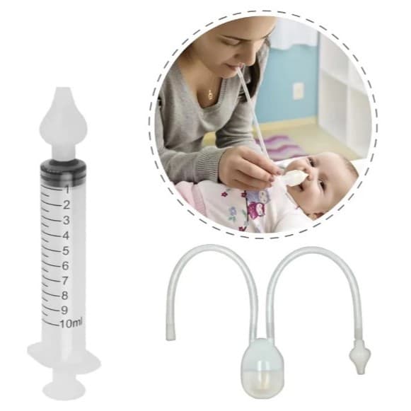 Kit Nasal - Aspirador de Sucção e Seringa - VilaToy