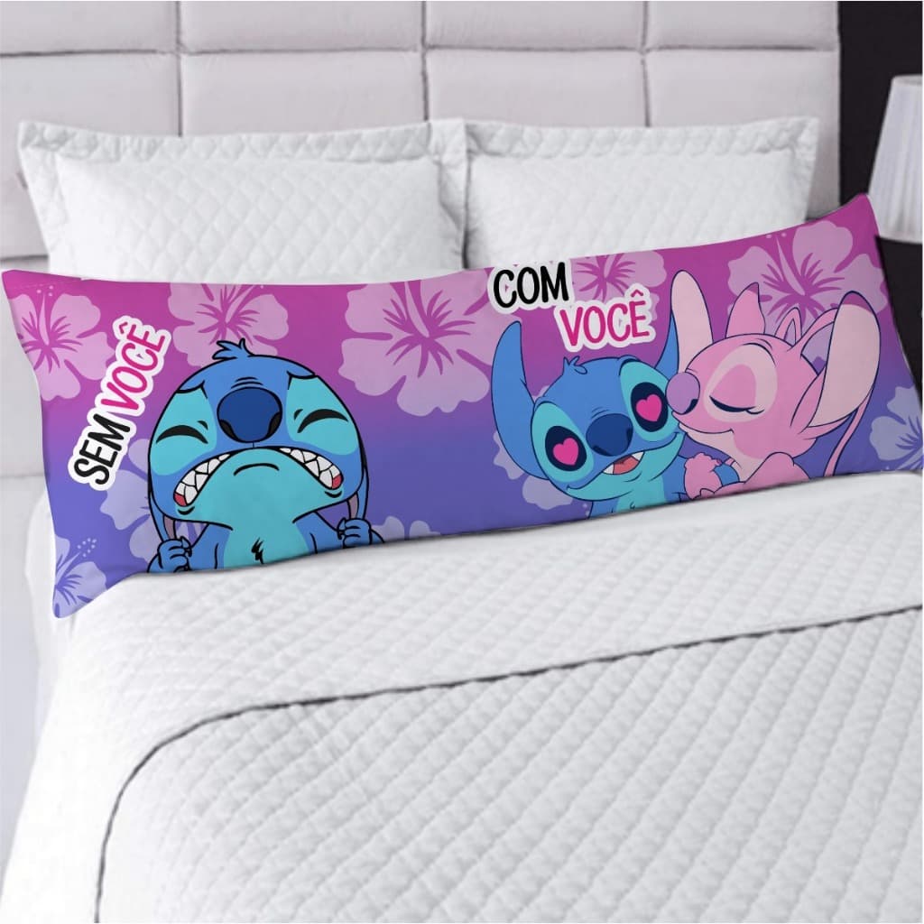 Travesseiro De Corpo Xuxão Com Fronha Estampada Silicone Personalizado 1.25x0.45cm