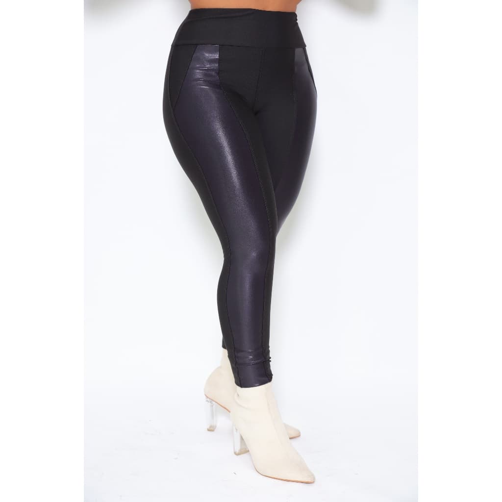 Calça Legging Feminina Flanelada Peluciada Grossa Para Inverno