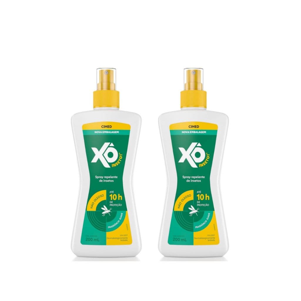 Kit C/ 2 Repelente Spray 200ml Xô Inseto 9h de Proteção contra mosquito CIMED