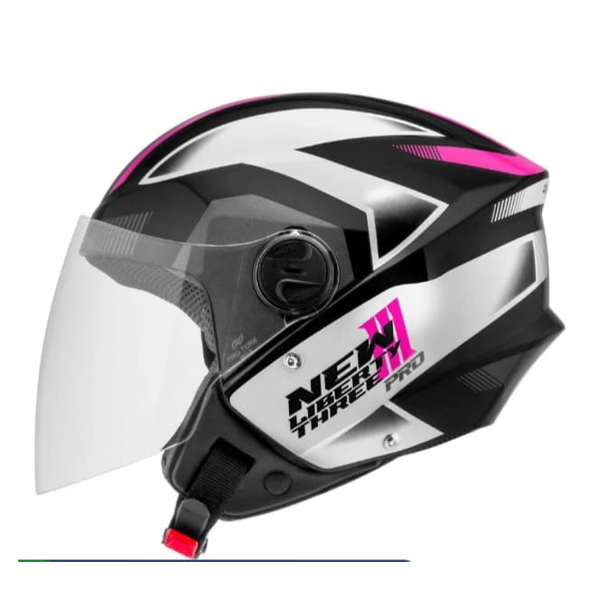 Capacete Aberto Pro Tork New Liberty Three Pro Brilhante