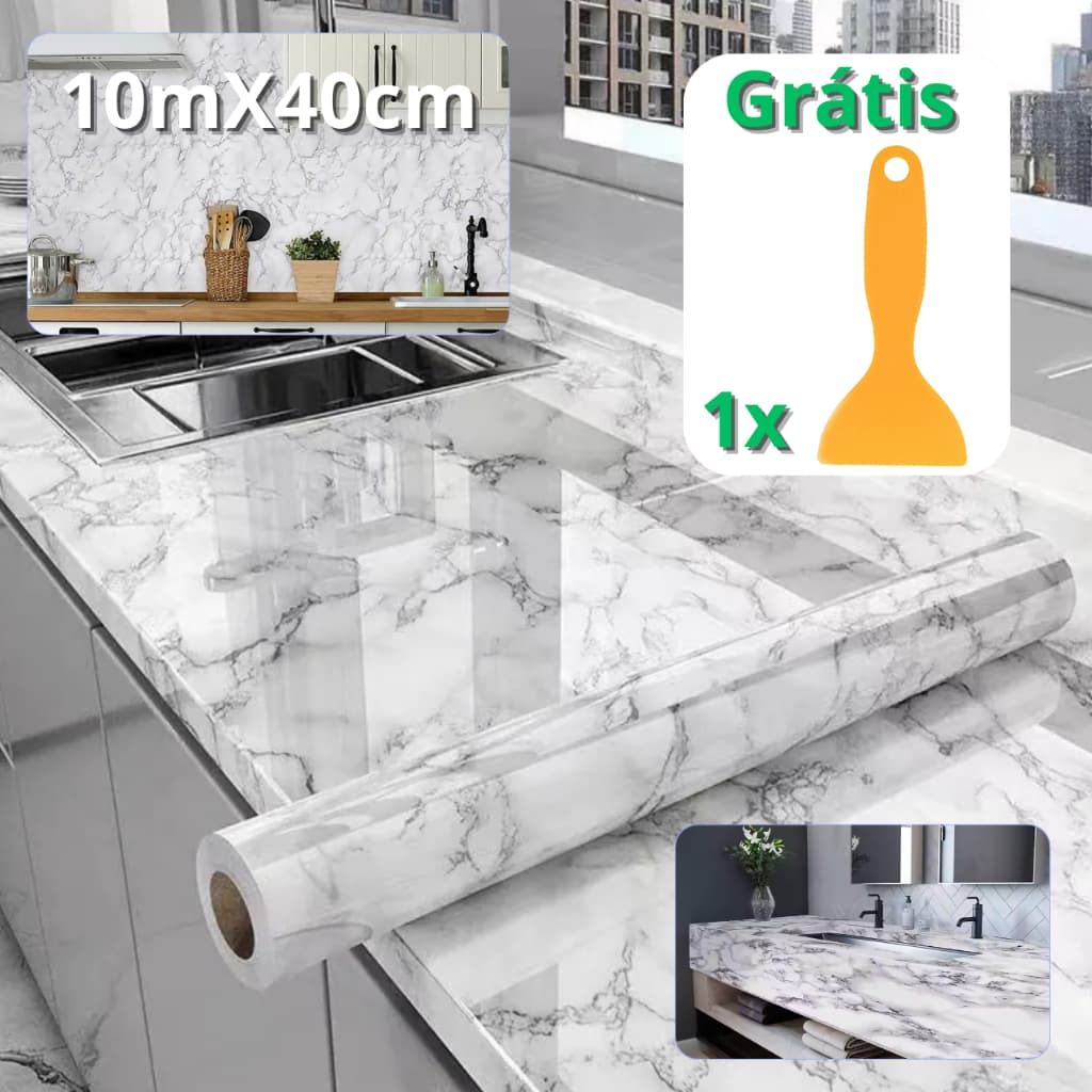 30 Metro Adesivos Papel De Parede Para Cozinha Brilhante Lavável Resistente a Agua Impermeavel