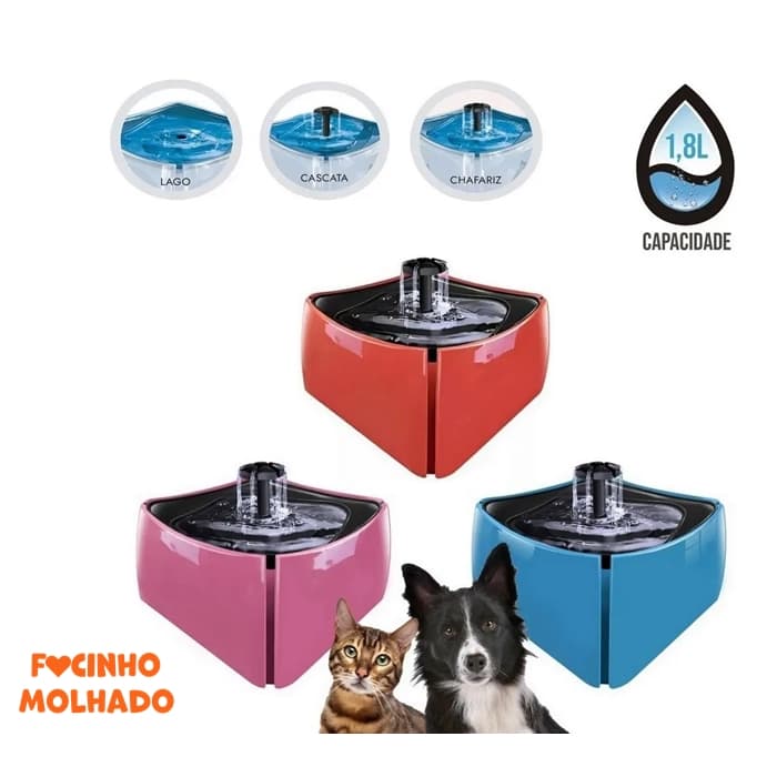 Fonte Bebedouro Bivolt Para Cães e Gatos CatDog