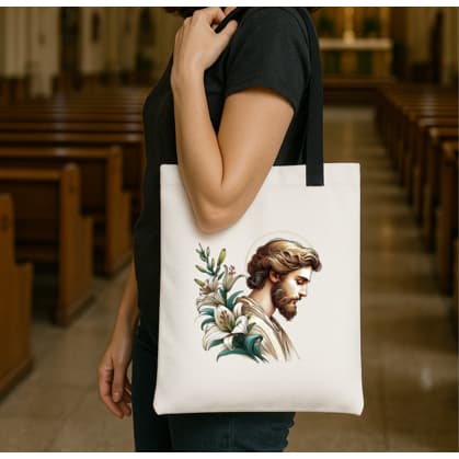Bolsa Sacola Ecobag Oxford Personalizada São José 30x35