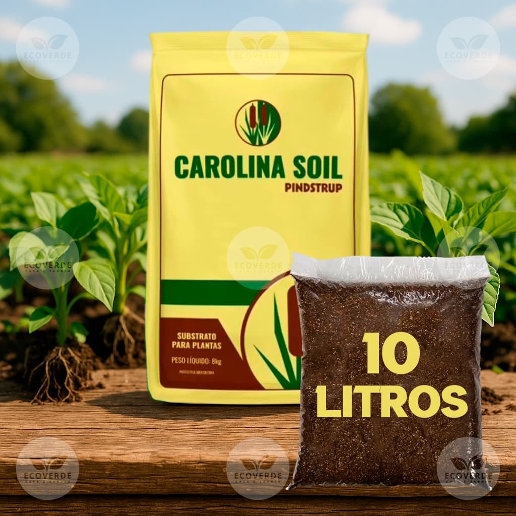 Substrato Carolina Soil Formulação Completa 35H LXXXVI - 10 Litros 2 kg Plantas Hortas Mudas Plantio