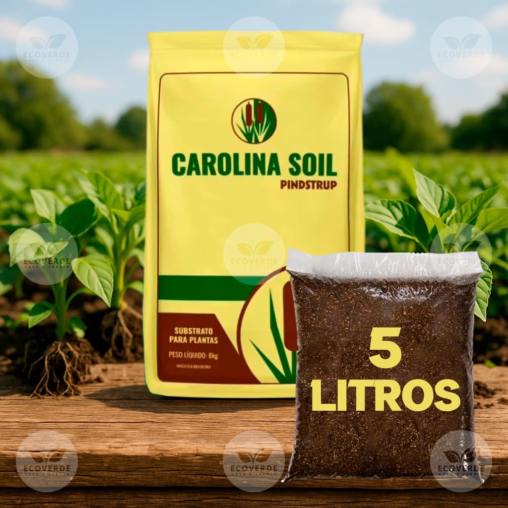 Substrato Carolina Soil Formulação Completa 35H LXXXVI 5 Litros 1 kg Plantas Hortas Mudas Plantio