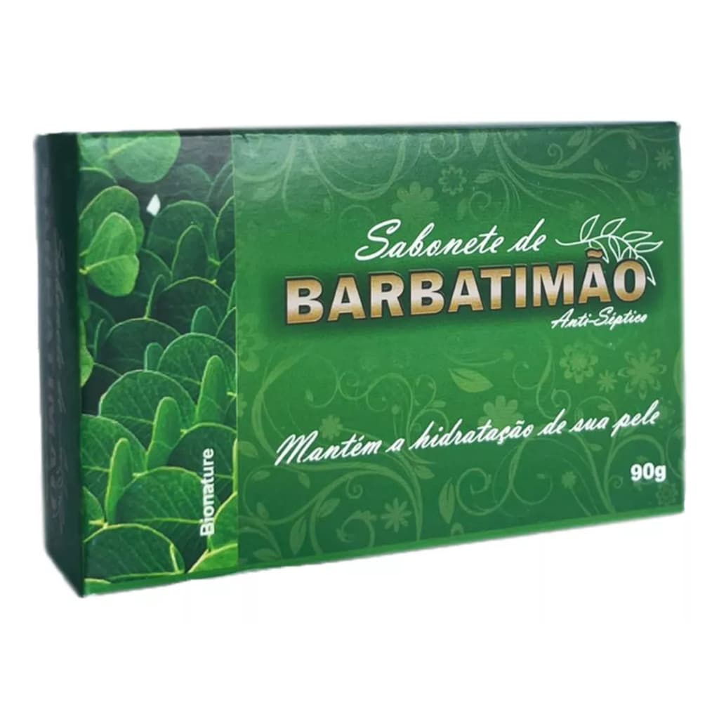 Sabonete Barbatimão Antisséptico 90g Bionature c/ 3 unidades