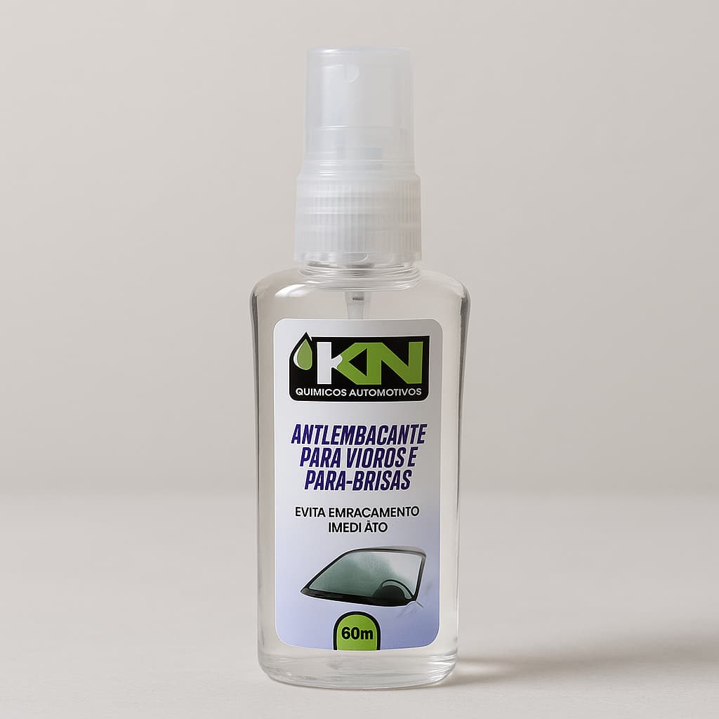 Antí Embaçante KN carro parabrisa moto viseira 60 ml