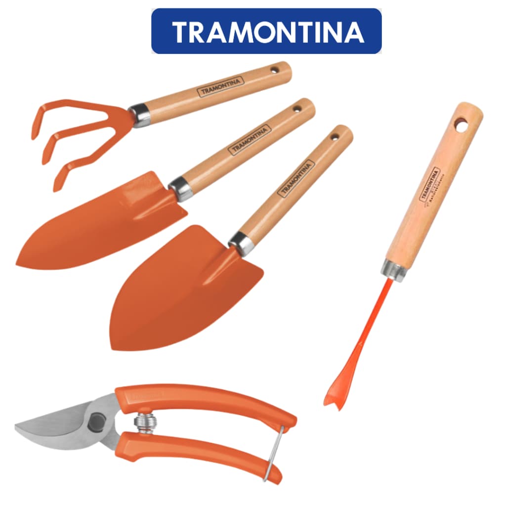 Kit jardinagem tramontina 4 ou 5 peças escolha de acordo com sua necessidade