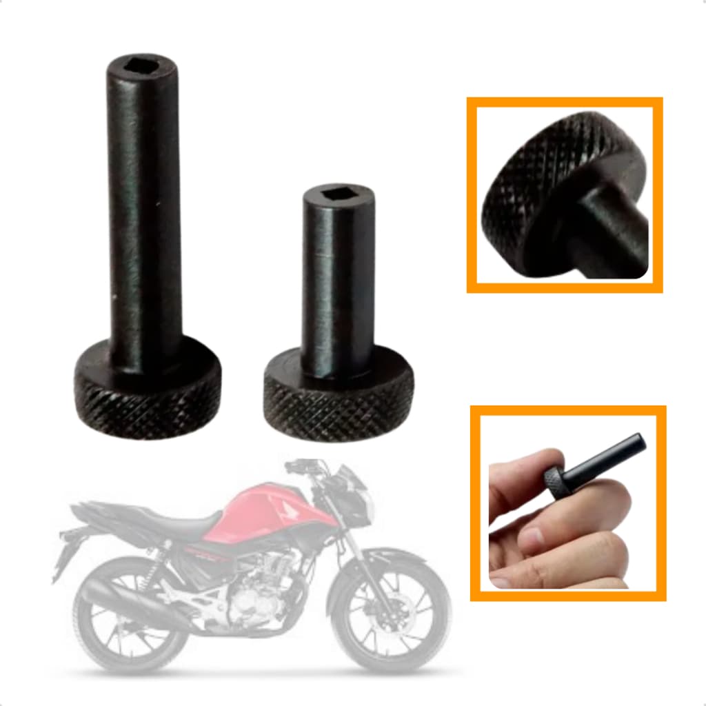 Kit Regulador De Folga De Válvulas Curto Longo Para Moto