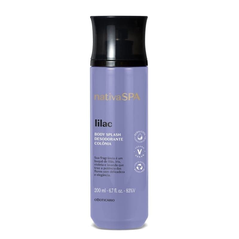 Nativa Spa Lilac Body Splash Desodorante Colônia 200ml O boticário