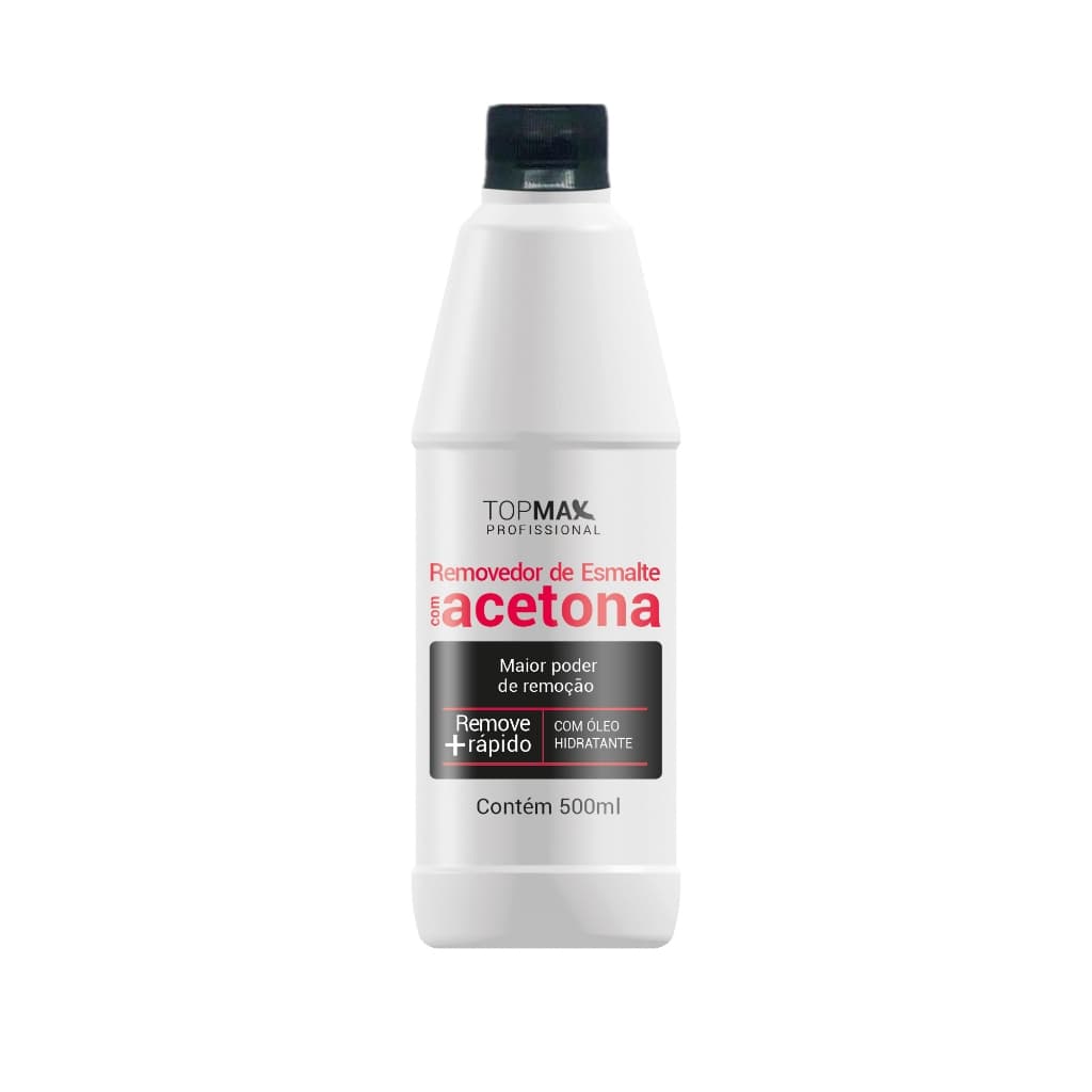 Removedor com acetona TOPMAX PROFISSIONAL 500ML